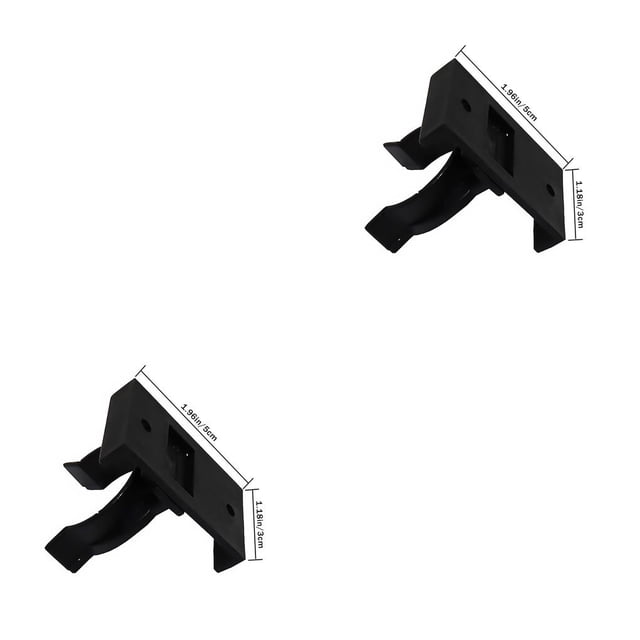 tamizeot 10 Pieces Adjustable Cabinet Leg Clips Detachable Practical Plinth Brackets Cupboard Clamp Fastener Kick Plate Buckle 2Set