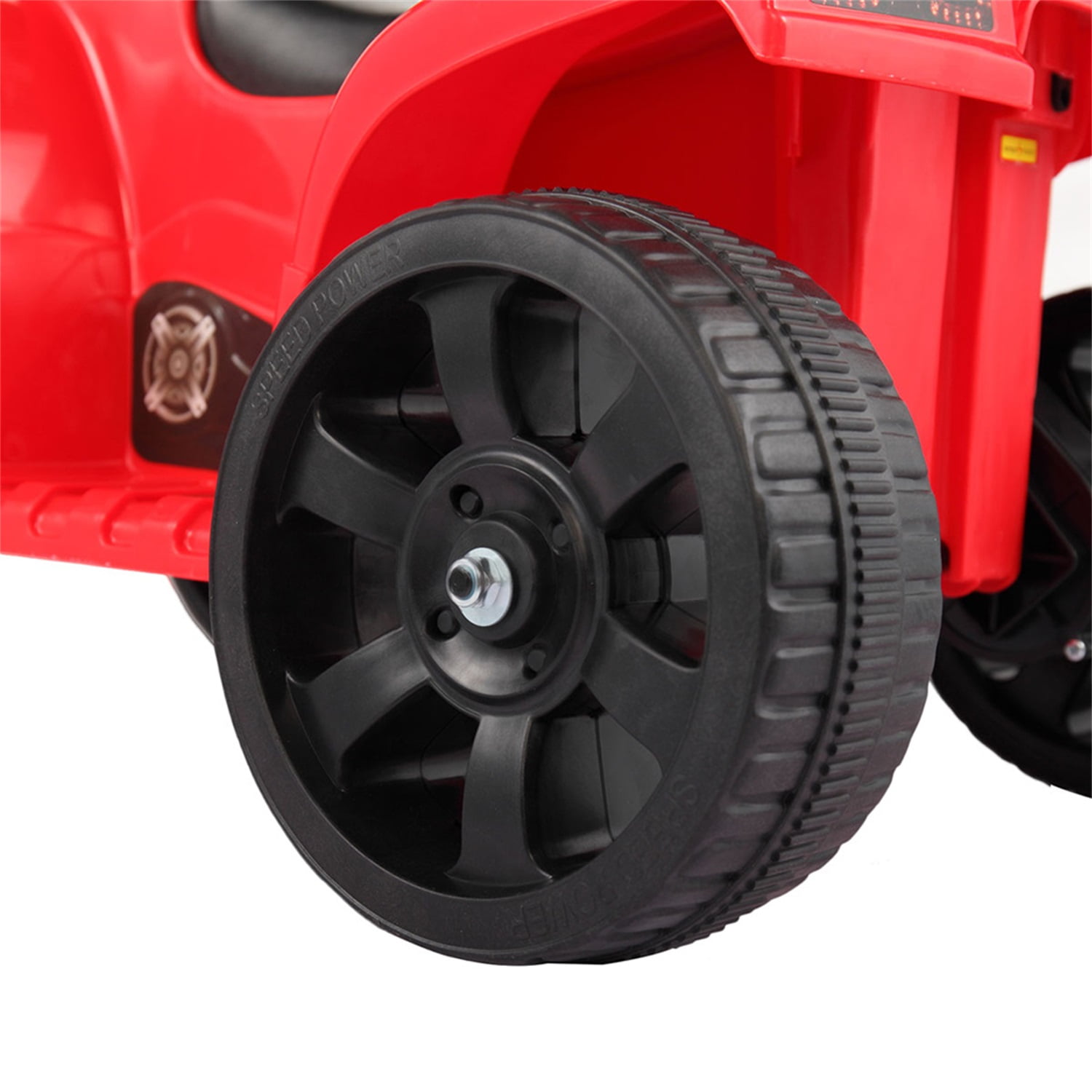 CIPACHO 6V Kids Ride On Car, Rugged 4-Wheeler Electric Cars to Ride Jeep Car for Children Child Boys, Gift Ride-On Car Vehicle Toy w/ LED Lights, MP3, Red CIPACHO 6V Kids Ride On Car, Rugged 4-Wheeler Electric Cars to Ride Jeep Car for Children Child Boys, Gift Ride-On Car Vehicle Toy w/ LED Lights, MP3, Red