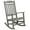 Gray, variant on Pemberly Row Contemporary All-Weather Poly Resin Rocking Chair in Teal