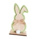 thumbnail image 1 of Adorno decorativo de conejito de Pascua, artesanía, escritorio, pasillo, suministros para fiestas, interior, conejo Verde, 1 of 9
