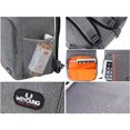 thumbnail image 7 of Insulated Cooler Backpack, Leakproof Lightweight 22L Bag, Gray, 7 of 7