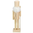 thumbnail image 5 of Northlight 15" Unfinished Paintable Wooden Christmas Nutcracker with Scepter, 5 of 5