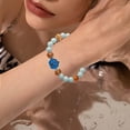 thumbnail image 3 of Luces de Halloween, joyería europea y para parejas de Halloween, nueva cadena de cuentas luminosas para fiestas navideñas, pulsera luminosa con cara de fantasma y calabaza, pulsera noctilucente de Hal, 3 of 8