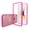 Transparent Pink, variant on Luvvitt Clear View Hybrid Case for Apple iPhone SE 2020 and iPhone 7 and 8 - Pink