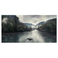 thumbnail image 1 of Design Art - Rivière de Montagne avec Brouillard et Pluie, 1 of 4