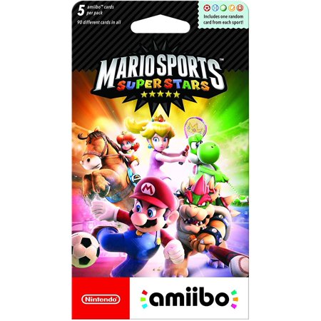 Nintendo Mario Sports Superstars amiibo cards 5-Pack - Nintendo 3DS