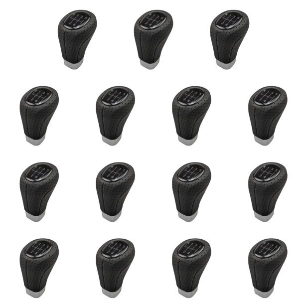15uds. Perilla de palanca de cambios de coche, cabezal de transmisión para BMW E87 E81 (6 velocidades sin etiqueta)
