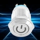 thumbnail image 5 of Interruptor de botón de metal de 12 mm con icono de encendido, luz LED azul, reinicio automático, 1 interruptor NA (5 V), 5 of 6