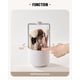 thumbnail image 3 of Soporte para brochas de maquillaje EACHY, giratorio 360° con tapa impermeable, 3 of 9