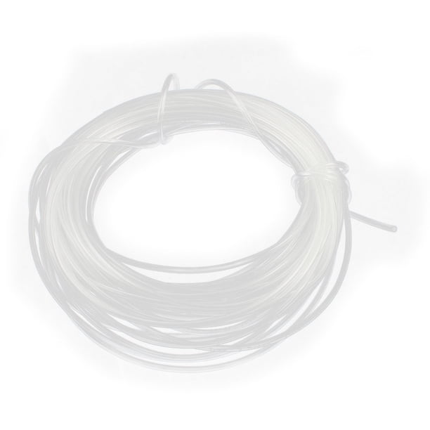 Tubo de manguera de poliuretano neumático flexible claro de 20 m 65.6 pies 4 mm x 2.5 mm