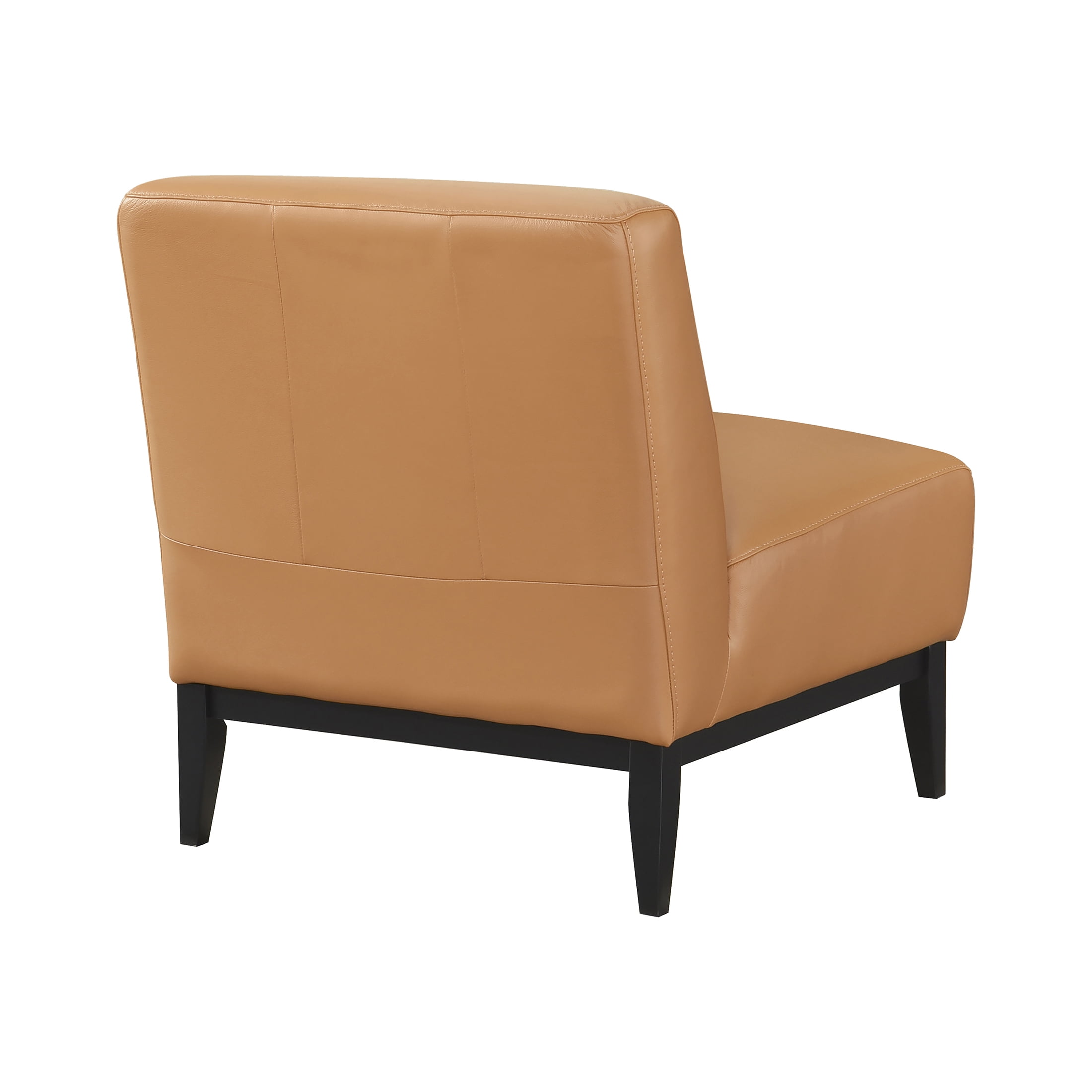 OakvillePark Mossmere Leather Accent Chair, Orange