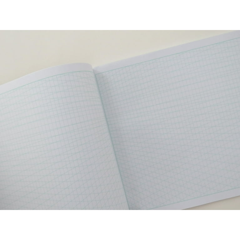 Koala Tools Drawing Perspective (2-Point) 3D Grid Sketchbook, 10.75” X  8.25” 60 pp.