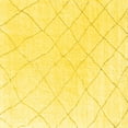 thumbnail image 1 of Ahgly Company Machine Washable Indoor Square Oriental Yellow Industrial Area Rugs, 3' Square, 1 of 4