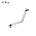 thumbnail image 3 of 10pcs Double Button Kayak Paddle Snap Spring Clip 40mmx5.7mm V Shaped Hollow Lift Telescopic Locking Pole Clips, 3 of 5