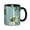 Black, variant on Daisies Flower Coffee Mug Fun Custom Ceramic Mugs 11oz Black
