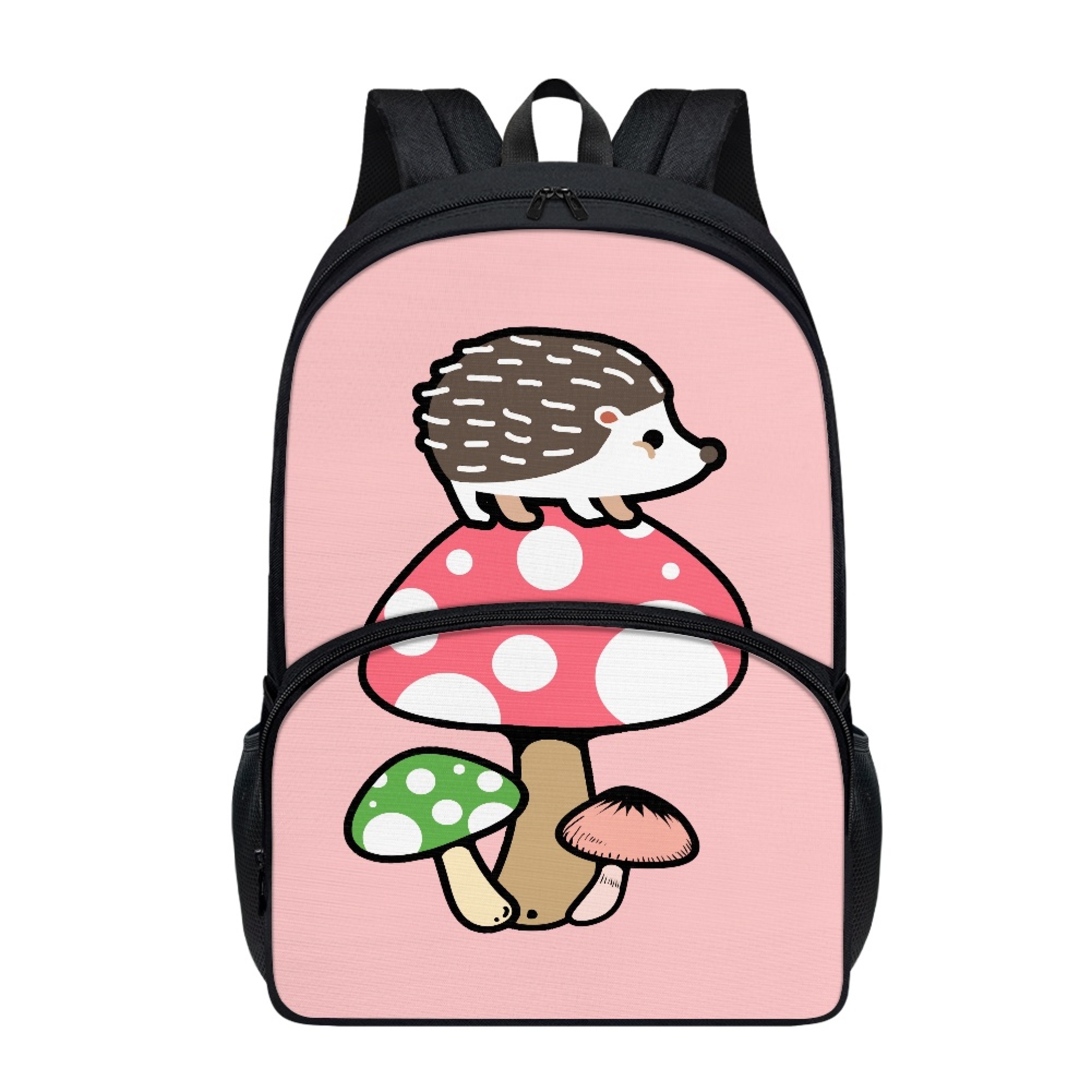 WELLFLYHOM Mushroom Purse Kids Backpack for Elementary School Girls Bookbag  Middle High School Bag 5-8 9-12 13-15 Teens Bag Packs 16 inch Travel Bag