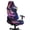 Galaxy Pattern, variant on KUIFORTI Camouflage Hunting Deer Gaming Chair Covers Polyester Comfortable Gaming Chair Seat Cover with 2Pcs Armrest Slipcover for Home, Shop, Living Room, Office