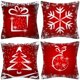 thumbnail image 1 of Juego de almohada navideñas de invierno , juego de almohada decorativas de lino para sala de estar, cama, sofáC4PCS, 1 of 5