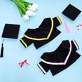 thumbnail image 4 of Graduation Doll Clothes Class of 2026 Plush Stuffed Animal Outfit Pet Dog Doll Cap and Gown Fits 12" Doll Bear for Graduation Day Gifts, 4 of 7