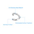 thumbnail image 3 of Unique Bargains 500Pcs Open Jump Ring, 4mm Stainless Steel O Rings, Split Rings Circle Clasp Connecting Rings, 3 of 7