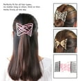thumbnail image 2 of M Buder Magic Easy Hair Beads Slide Stretchy Comb Clip Stretchable Hairpin for Women Girls, Pink (3.35 inches / 8.5 cm), 2 of 5