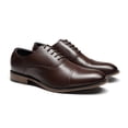 thumbnail image 3 of Zapatos de Hombre Bruno Marc Louis_2 con Cordones Marrón Oscuro 6.5 Ancho, 3 of 9