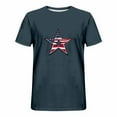 thumbnail image 3 of Awdenio Mens Shirts 4th of July T-Shirt USA Print Independence Day Patriotic Tops Stars and Stripes Tees, 3 of 4