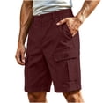 thumbnail image 6 of Jsaierl Cargo Shorts for Men Plus Size Multi Pockets Shorts Outdoor Casual Shorts Comfortable Workwear Cargo Shorts, 6 of 8