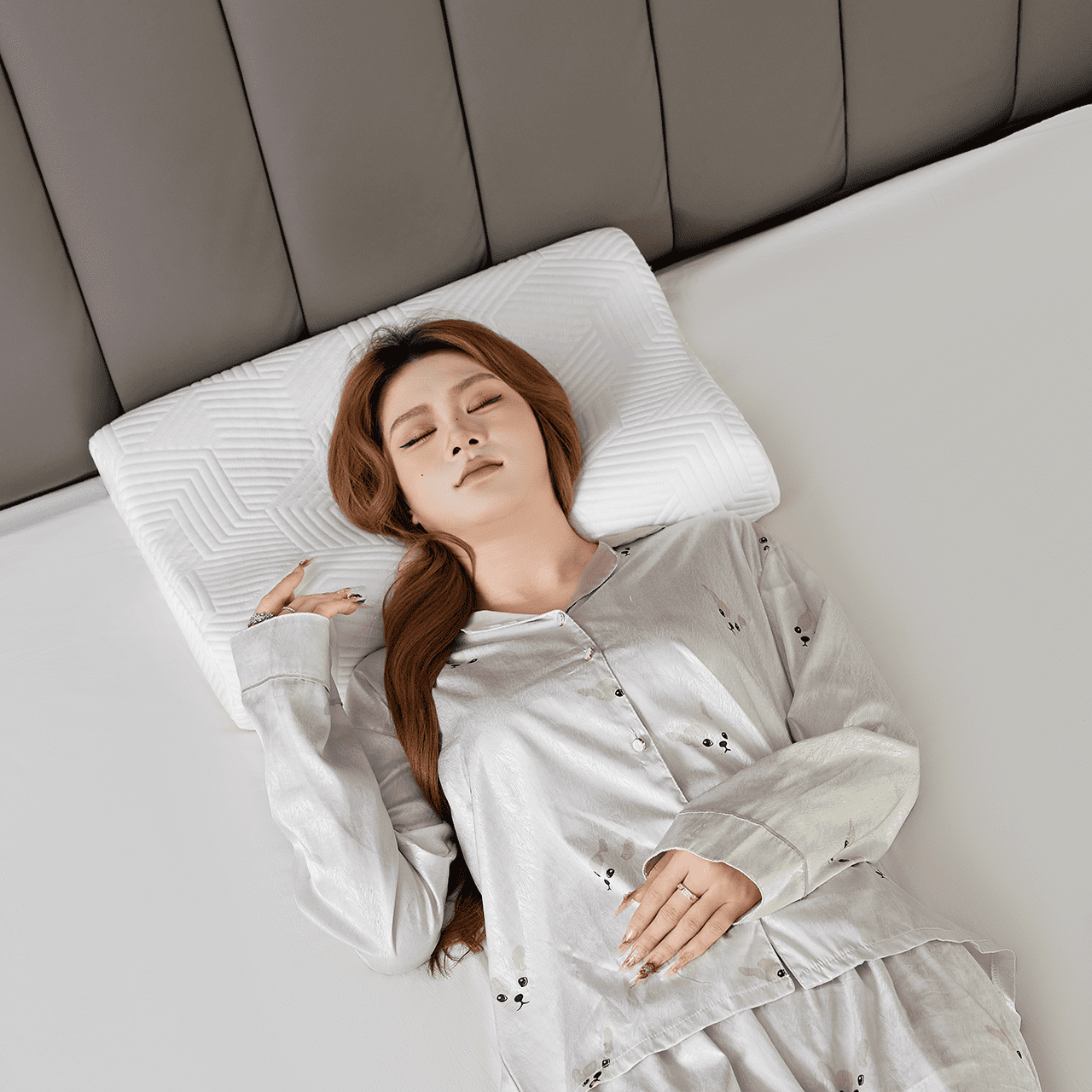 3-Level Orthopedic Memory Foam Pillow for Neck Support - Adjustable Cervical Contour Pillow (14"x24")