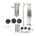thumbnail image 2 of Manual Well Pump, Sturdy Rustproof Hand Crank Well Pump Triangular Stand Easy Assembly 32mm 25mm Adapter 26ft Suction Lift Stainless Steel  for Courtyard, 2 of 7