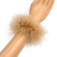 thumbnail image 1 of 2 Pcs Bracelet Manchette à Plumes Blanches, Manchette Ajustable pour Femmes, 1 of 5