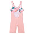 thumbnail image 4 of YONGHS One Piece Swimsuit for Teens Girls Sleeveless Rash Guard Swimwear Beach Sportswear Swimsuit Pink 4-5, 4 of 7