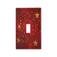 thumbnail image 2 of IAUYY Retardant PC Material Duplex Outlets Switch Plate Covers Easy DIY Installation with Screws Light Switch Cover Plate A Textured Red Background, 2 of 9