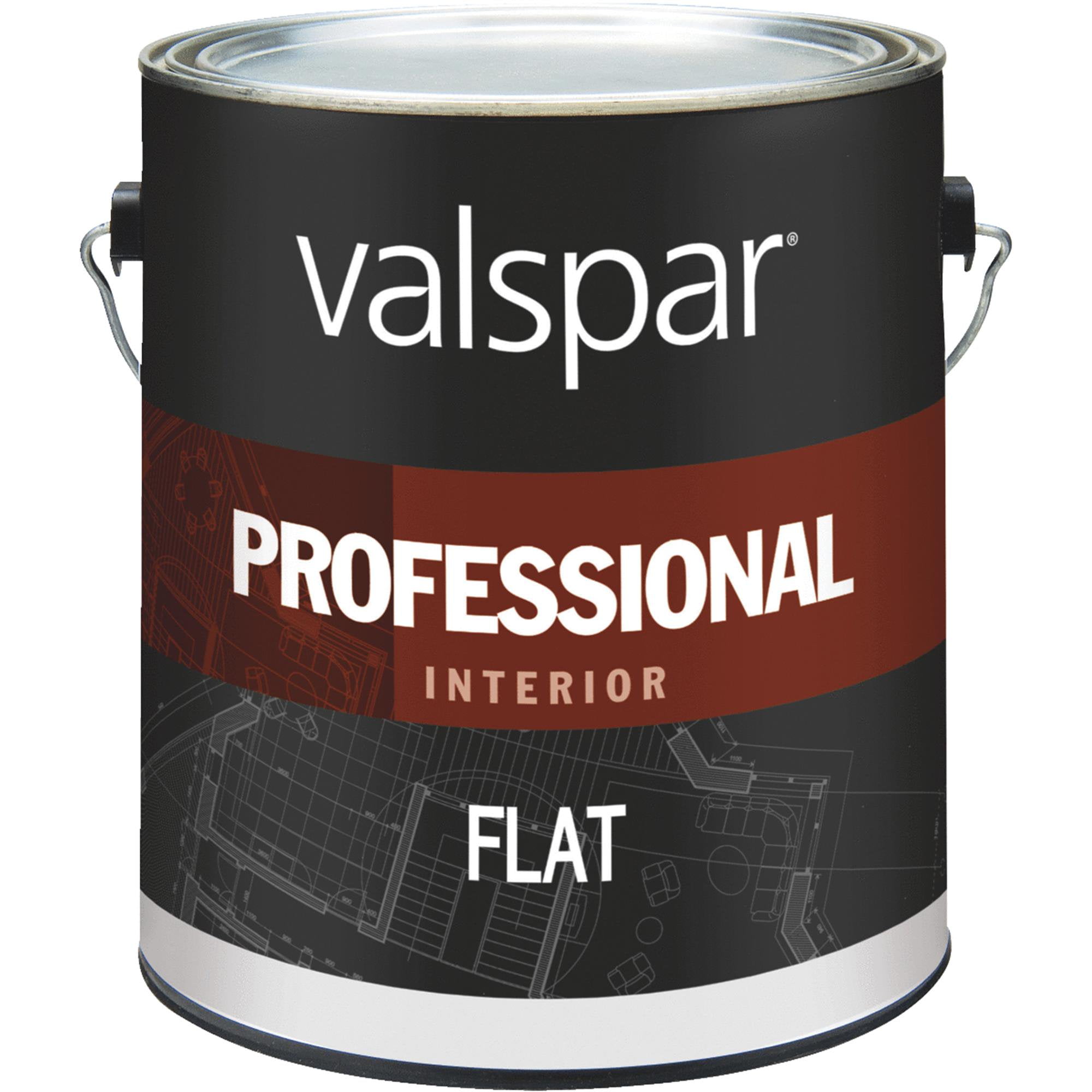 Valspar Professional Latex Flat Interior Wall Paint Walmart