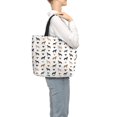 thumbnail image 4 of Rocae Labrador Retriever Dog for Features A Uniquely Designed,Large-capacity,Reusable Shoulder Zip Tote Shopping Bag for Vacations and Shopping, 4 of 6