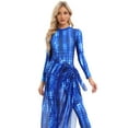 thumbnail image 3 of IDOPIP Women's Burkini Swimsuit Muslim Modest Swimwear with Long Sarong Cover up Wrap Skirt, 3 of 7