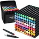 thumbnail image 1 of Rotuladores de alcohol Godgoy, 80 colores, con doble punta de pincel, permanentes, 1 of 7