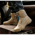 thumbnail image 2 of Men's Autumn Outdoor Training Military Boots Hiking Shoes High Boots Short Military Boots Casual Shoes, 2 of 11