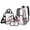 Axolotl Music Note, variant on Xoenoiee Axolotl Music Note Print Clear Backpack for Kids Girls 3 Pieces School Bag Set with Lunch Box Pencil Case, Lightweight Bookbag Teen Back Packs Transparent Satchel Travel Daypack Bagpack
