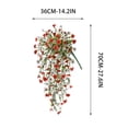 thumbnail image 3 of Lifelike Floral Decor, Faux Flower Wall Hanging, Versatile for Outdoor Gardens and Photography Backdrops, Ideal for Event Styling and Home Decoration, 3 of 6