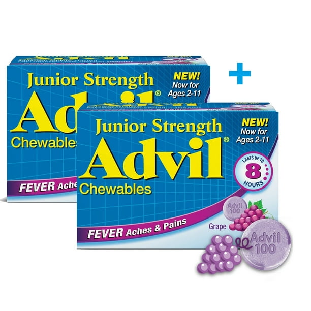 Advil Children's Ibuprofen Ages 211 Pain + Fever Relief Medicine, 2 x
