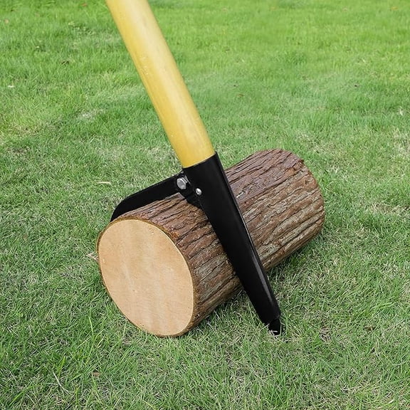 48" Cant Hook Peavey - 15" Opening Log Roller Tool with Hardwood Handle, Steel Logging Hook for Sawmill & Firewood, Industrial Black Powder Coat