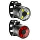 thumbnail image 2 of Juego de luces LED para bicicleta, delanteras y traseras, 3 modos de luz y linterna rojo blanco, 2 of 9