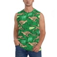 thumbnail image 2 of Picia Leopard Print mens Cotton Tank Undershirts , Moisture-wicking Ribbed Tanks, Lightweight Cotton Tank Undershirts-X-Large, 2 of 8