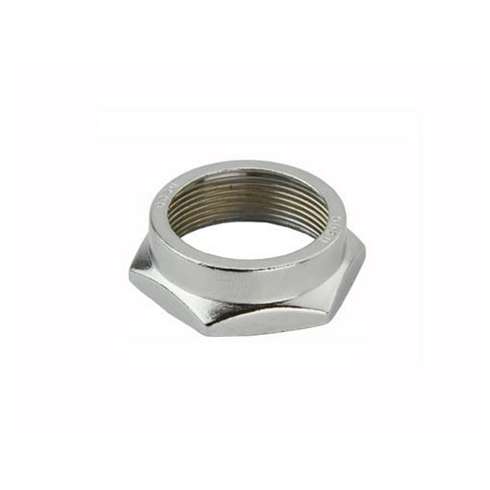 Headset Lock Nut 22.2 Chrome. bicycle headset, bike headset, chopper