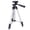 Silver, variant on 3120 Live Broadcast Tripod 4-Section Folding Legs Aluminum Alloy Tripod Mount with U-Shape Tripod