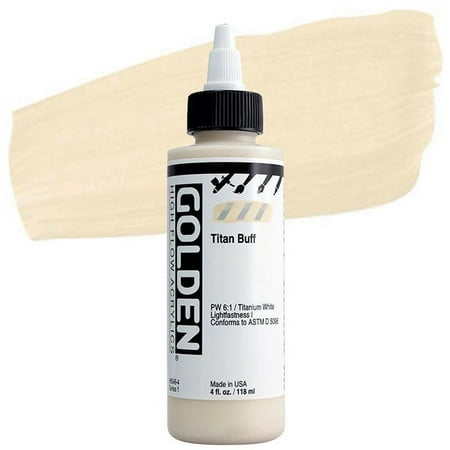 UPC: 0738797854840 | Golden High Flow Acrylics – Titan Buff 4 oz bottle