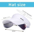 thumbnail image 2 of Visor Hat ,Sports Sun Visor, Empty Top Sun Hat, 2 of 2