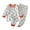 Red 01, variant on Outfits for Boys Girls Pajamas Sets Long Sleeve Cotton Cute Graphic Printed Crewneck Top and Pj Pant, 2-10 Years Old (4-5T, Khaki 01)