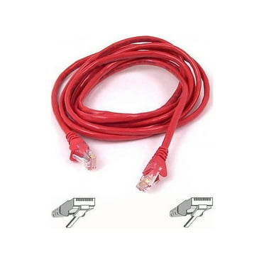 Belkin A3L980-10-RED-S 10 ft. Cat 6 Red Network Cable